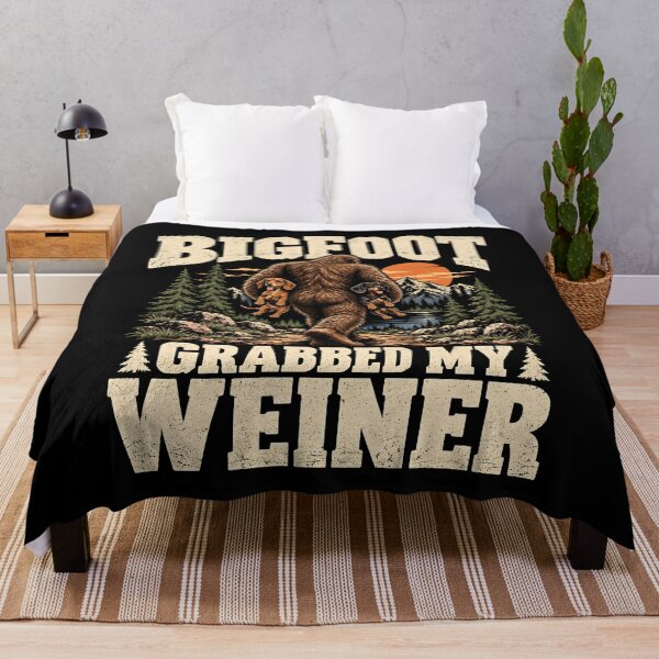 Item preview, Bigfoot Grabbed My Wiener Dachshund Dog designed and sold by a-turner-paint.