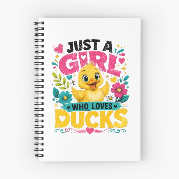 Item preview, Just A Girl Who Loves Ducks Duck Lover Duckling Waterfowl designed and sold by SkeletonsDanger.
