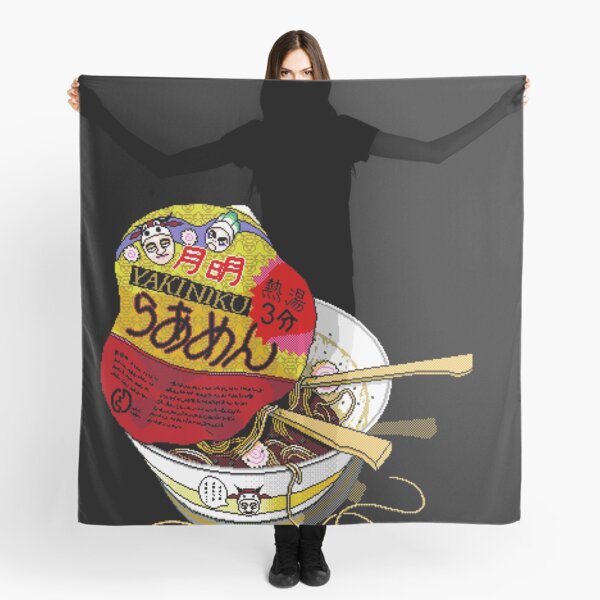 Pixel Cup Ramen Scarf