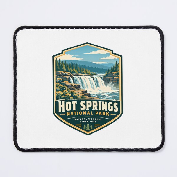 Item preview, Hot Springs National Park Arkansas Travel Souvenir Explorer Hiker designed and sold by Simsimah26Parks.