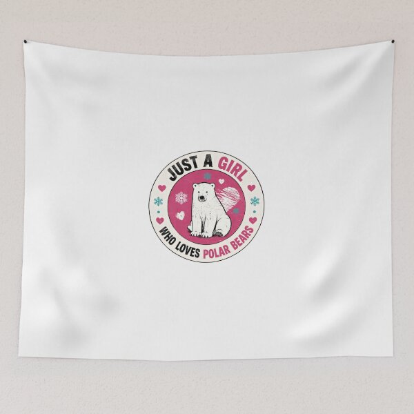 Item preview, Just A Girl Who Loves Polar Bears Wildlife Animal Lover Enthusiast designed and sold by JonesFlora2025.