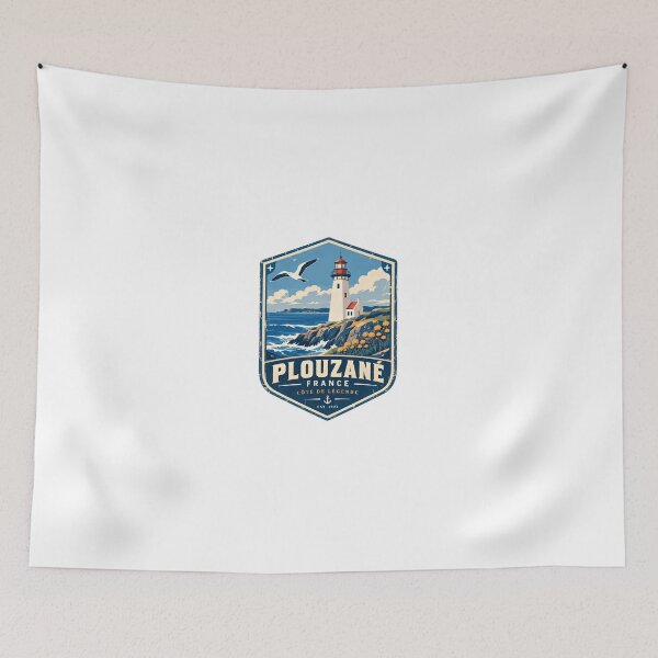 Item preview, Plouzané France Côte De Légende Est. 1921 Lighthouse Seascape Travel Souvenir designed and sold by Simsimah26Parks.