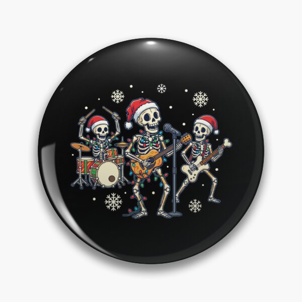 Item preview, christmas skeleton band funny music christmas skeletons gear designed and sold by Marksitafin3.
