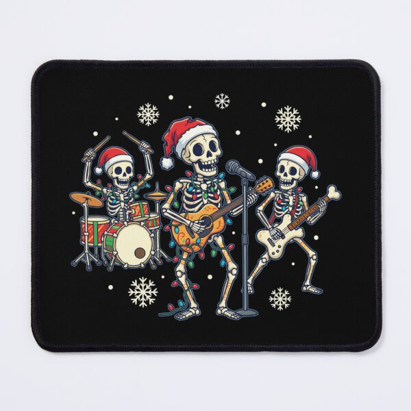 Item preview, christmas skeleton band funny music christmas skeletons gear designed and sold by Marksitafin3.