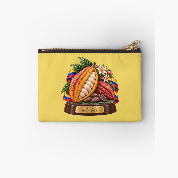 Item preview, Ecuadorian Cacao Pod with Ecuador Flag – Ecuador Culture designed and sold by HO•Designs.