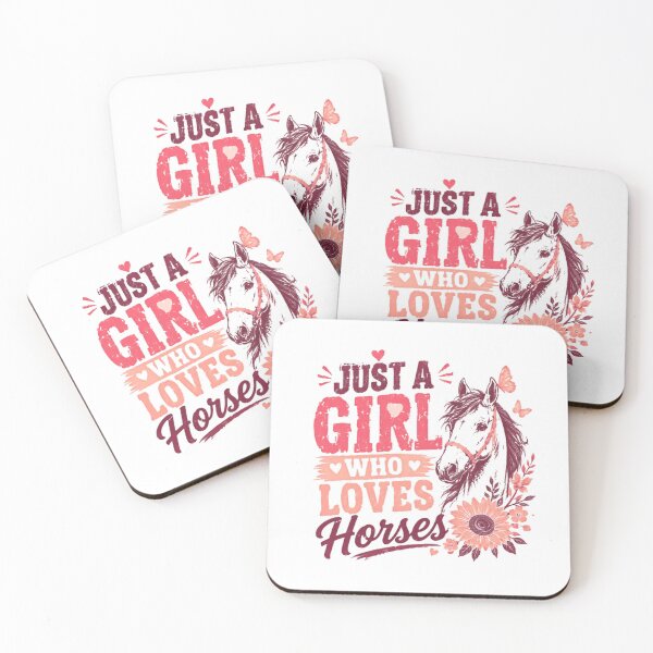 Item preview, Just A Girl Who Loves Horses Horseback Riding Equestrian designed and sold by SkeletonsDanger.