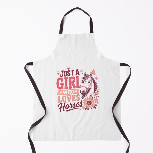 Item preview, Just A Girl Who Loves Horses Horseback Riding Equestrian designed and sold by SkeletonsDanger.