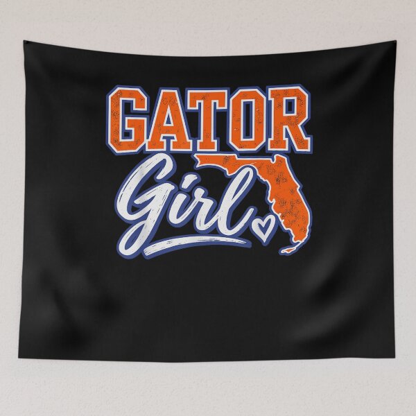 Item preview, Gator Girl Florida Map Shape College Souvenir Girls designed and sold by SEINENGAPPI12.