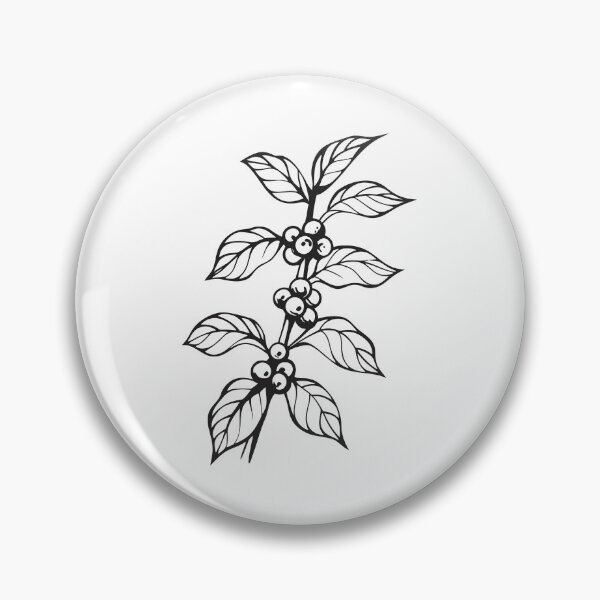 Item preview, Coffee Plant Elegant 1 Line Art Gift designed and sold by OneLine Studio.