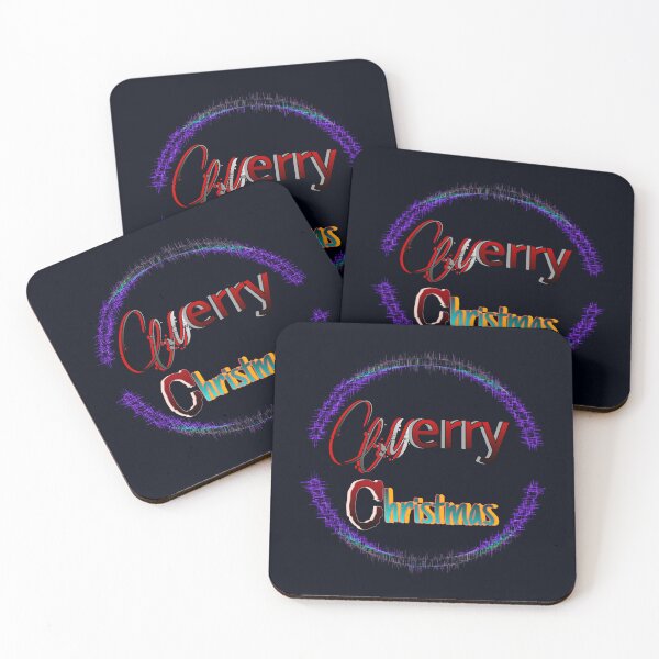Item preview, Cyberpunk Neon Glitch Merry Christmas Typography designed and sold by iceberg5000000.