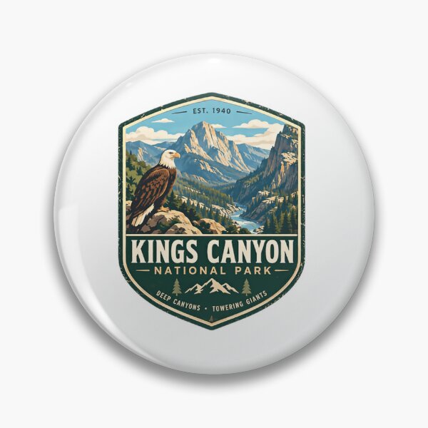 Item preview, Kings Canyon National Park Deep Canyons Towering Giants Mountain Nature Travel Hiking designed and sold by Simsimah26Parks.