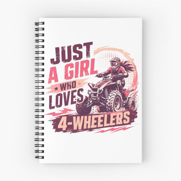 Item preview, Just A Girl Who Loves 4-Wheelers ATV Riding Woman Off Road Quad Rider designed and sold by SkeletonsDanger.