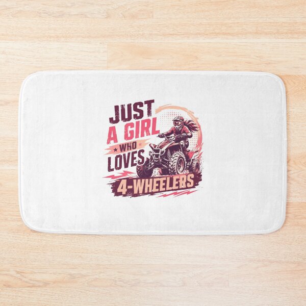 Item preview, Just A Girl Who Loves 4-Wheelers ATV Riding Woman Off Road Quad Rider designed and sold by SkeletonsDanger.