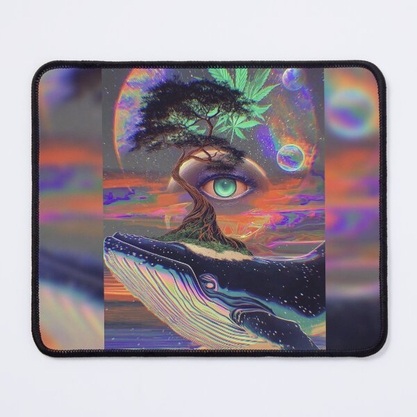 Item preview, The Whale's Floating Eden designed and sold by MongLongStudio.
