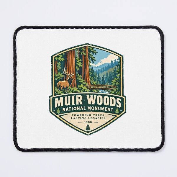 Item preview, Muir Woods National Monument Towering Trees Lasting Legacies 1908 California Redwood Forest Explorer designed and sold by Simsimah26Parks.