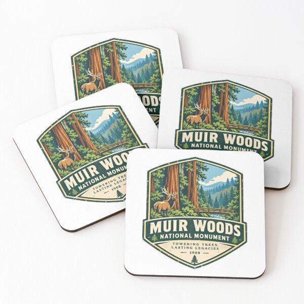 Item preview, Muir Woods National Monument Towering Trees Lasting Legacies 1908 California Redwood Forest Explorer designed and sold by Simsimah26Parks.