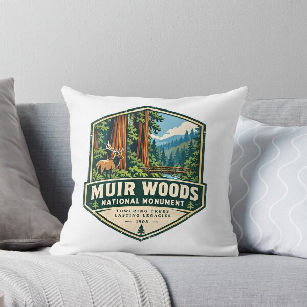 Item preview, Muir Woods National Monument Towering Trees Lasting Legacies 1908 California Redwood Forest Explorer designed and sold by Simsimah26Parks.
