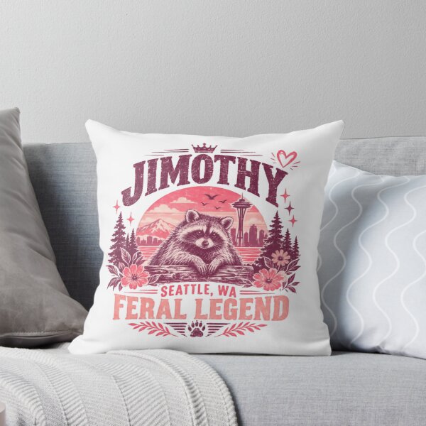 Item preview, Jimothy Seattle WA Feral Legend Raccoon Wildlife designed and sold by JonesFlora2025.