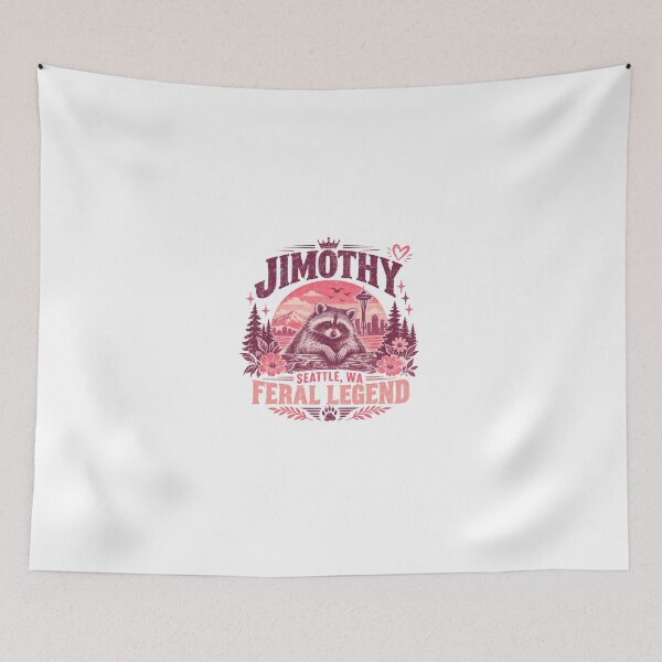 Item preview, Jimothy Seattle WA Feral Legend Raccoon Wildlife designed and sold by JonesFlora2025.