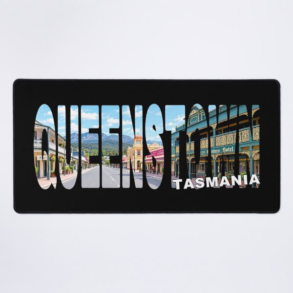Item preview, QUEENSTOWN Tasmania - Australia Historic Mining Town Mount Owen View designed and sold by Adam Gormley.