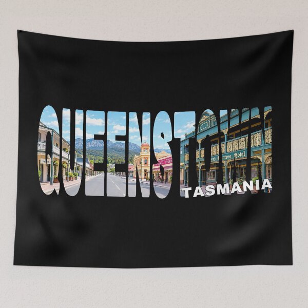 Item preview, QUEENSTOWN Tasmania - Australia Historic Mining Town Mount Owen View designed and sold by Adam Gormley.