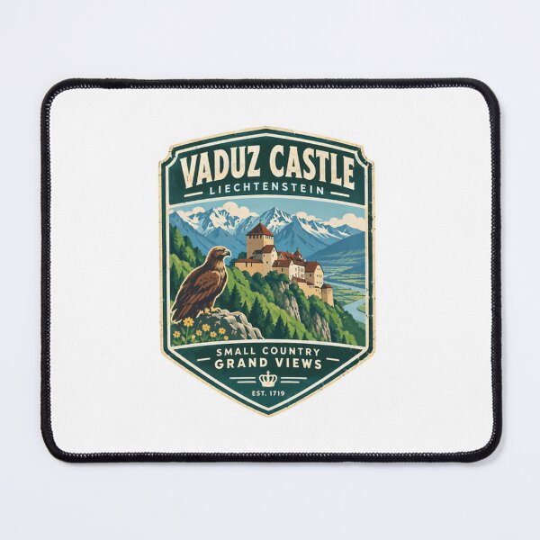 Item preview, Vaduz Castle Liechtenstein Small Country Grand Views European Travel Tourist Souvenir designed and sold by Simsimah26Parks.
