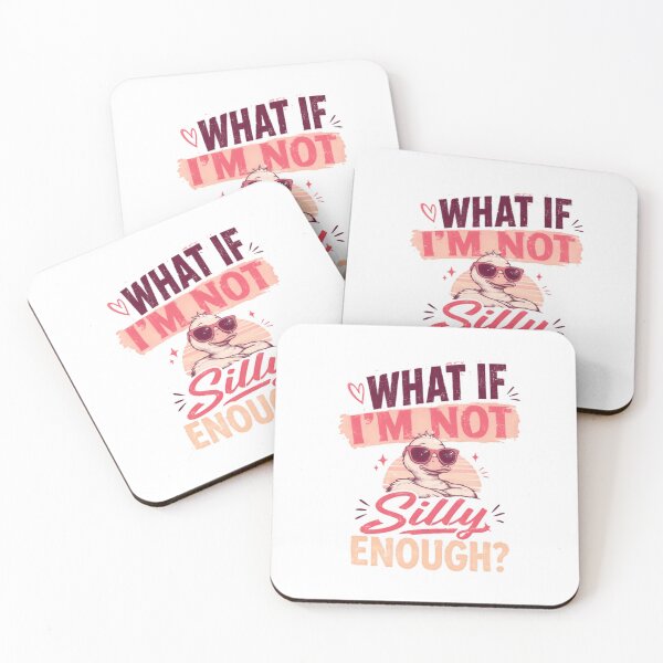 Item preview, What If I'm Not Silly Enough? Duck Lover Funny Quote Humorous Sayings designed and sold by SkeletonsDanger.