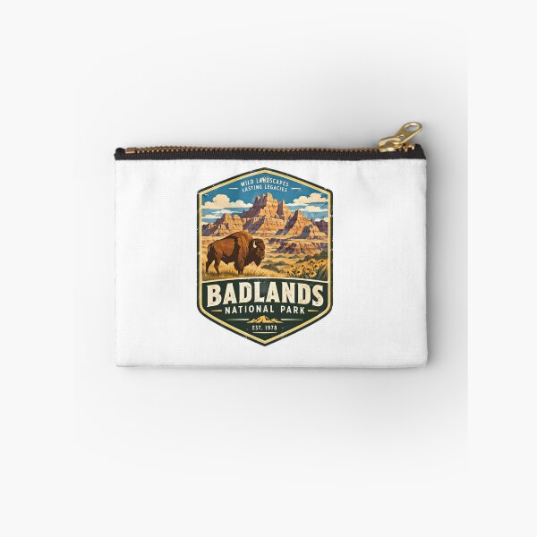 Item preview, Badlands National Park Wild Landscapes Lasting Legacies USA Travel Souvenir Bison Wildlife designed and sold by Simsimah26Parks.