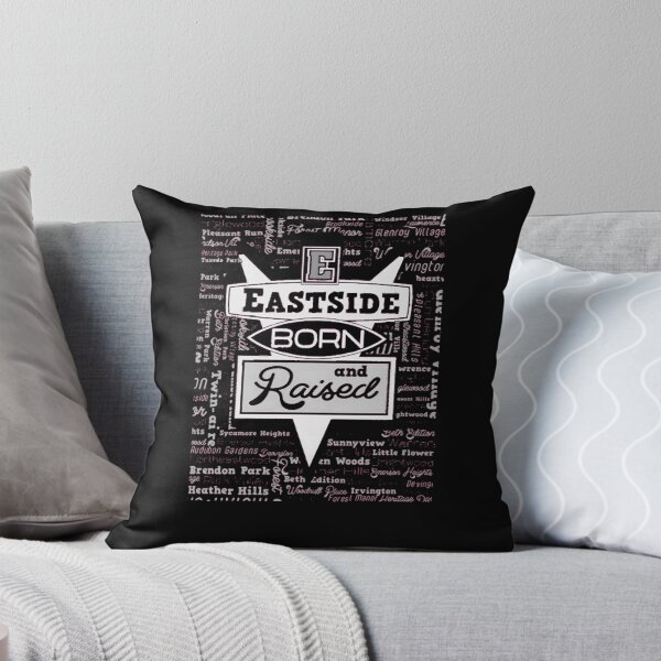 Item preview, Born and Raised Eastside Retro Typography Neighborhood Poster designed and sold by OwenGibbse.