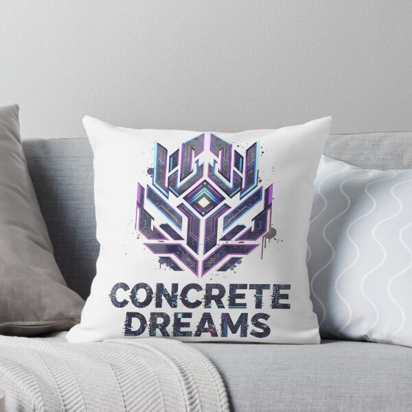Item preview, Concrete Dreams Cyberpunk Geometric Futuristic Streetwear designed and sold by cannsuh.