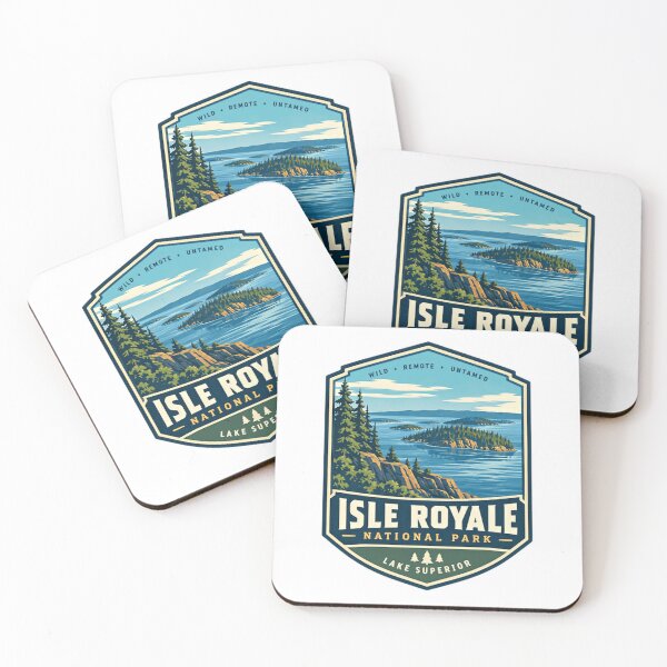 Item preview, Wild Remote Untamed Isle Royale National Park Lake Superior Adventure Traveler designed and sold by Simsimah26Parks.