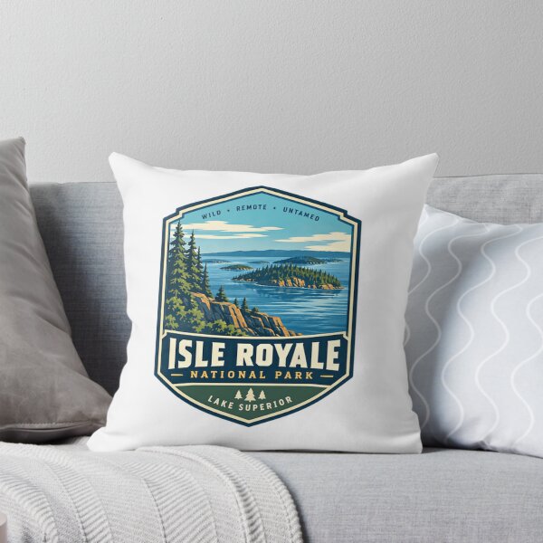 Item preview, Wild Remote Untamed Isle Royale National Park Lake Superior Adventure Traveler designed and sold by Simsimah26Parks.