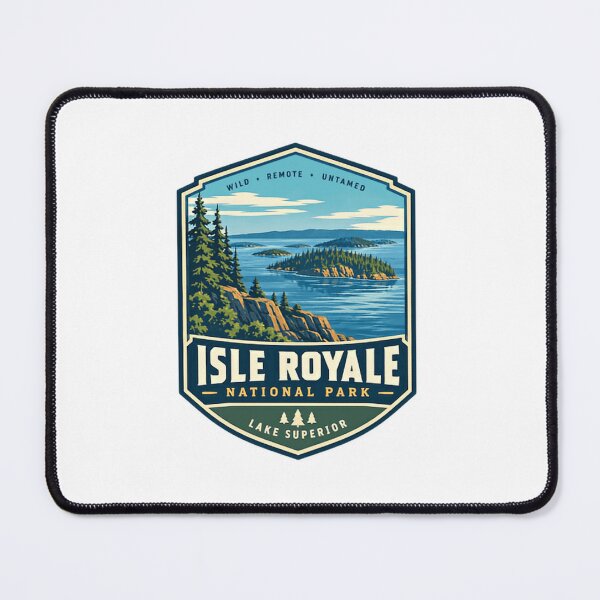 Item preview, Wild Remote Untamed Isle Royale National Park Lake Superior Adventure Traveler designed and sold by Simsimah26Parks.