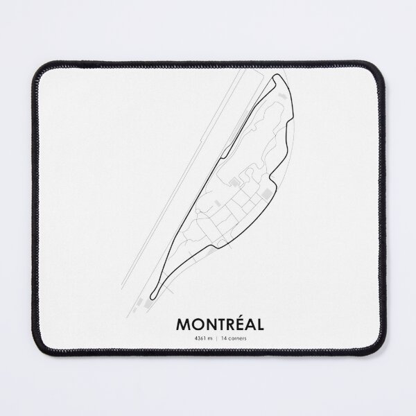 Item preview, Montreal Canada Track Map Artistic Design for Racing and Motorsport Fans designed and sold by PORTALSTAR.