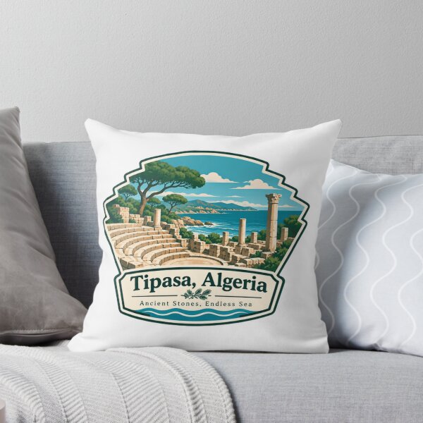 Item preview, Tipasa, Algeria Ancient Stones, Endless Sea World Heritage Roman Ruins Travel Souvenir designed and sold by SEEM-drawing.