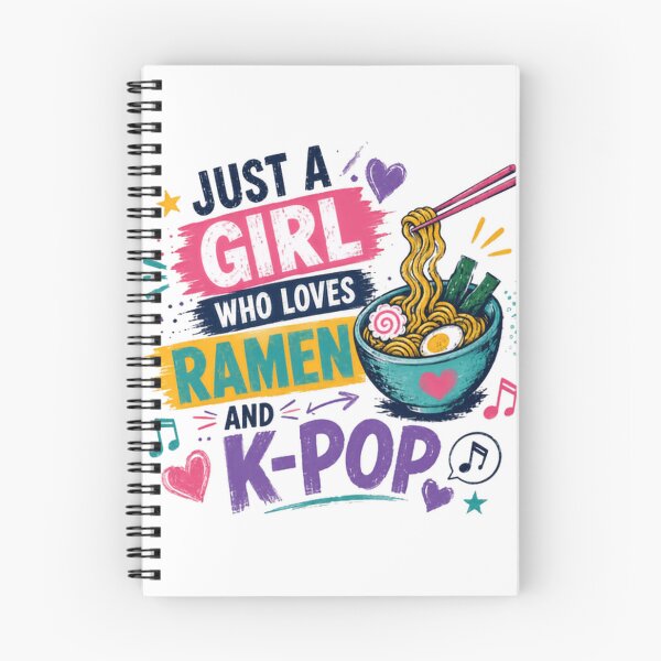 Item preview, Just A Girl Who Loves Ramen And K-Pop Korean Pop Fan Foodie Woman designed and sold by JonesFlora2025.