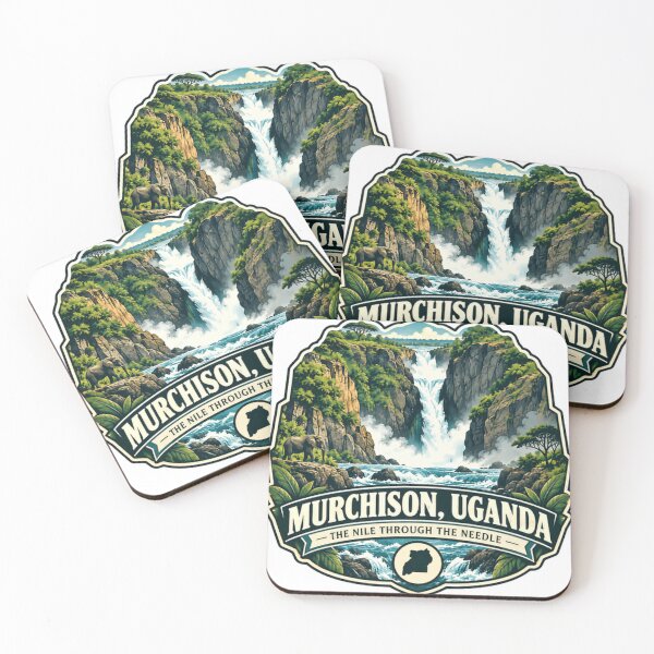 Item preview, Murchison, Uganda - The Nile Through The Needle Waterfall Travel Souvenir designed and sold by SEEM-drawing.