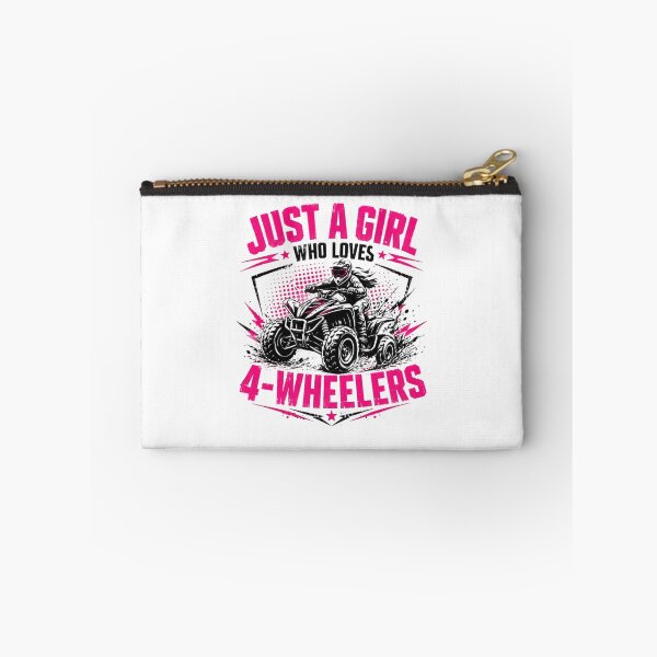 Item preview, Just A Girl Who Loves 4-Wheelers Female ATV Quad Bike Rider Offroad designed and sold by SkeletonsDanger.
