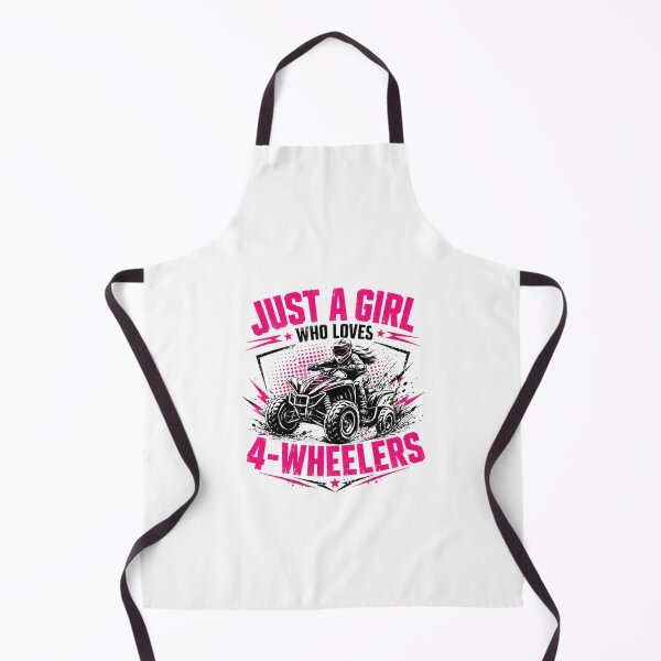 Item preview, Just A Girl Who Loves 4-Wheelers Female ATV Quad Bike Rider Offroad designed and sold by SkeletonsDanger.