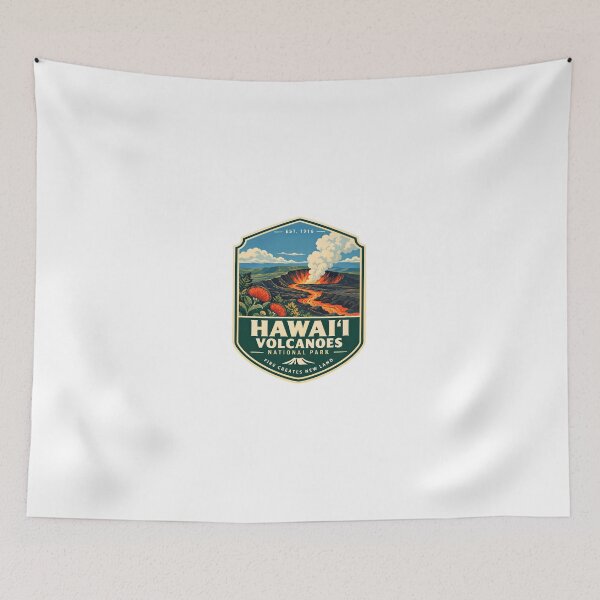 Item preview, Est. 1916 Hawai'i Volcanoes National Park Fire Creates New Land Travel Souvenir designed and sold by Simsimah26Parks.