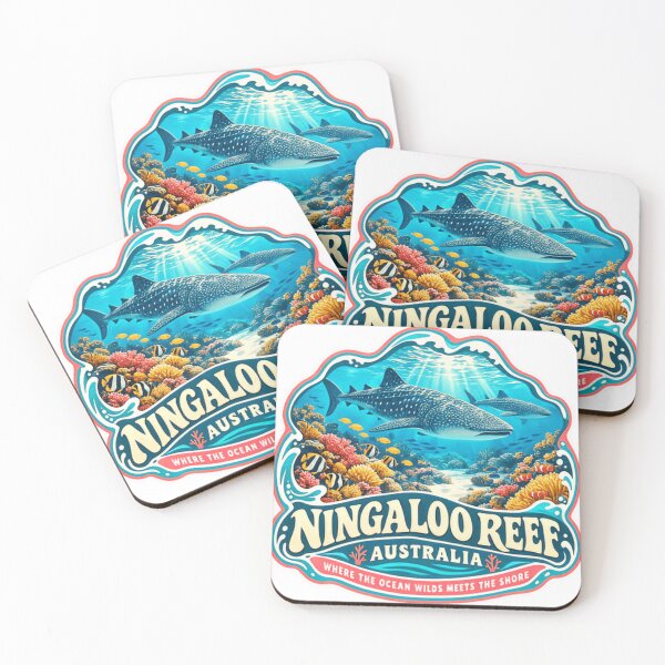 Item preview, Ningaloo Reef Australia Where The Ocean Wilds Meets The Shore Whale Shark Ocean Diving Marine Life Travel designed and sold by SEEM-drawing.