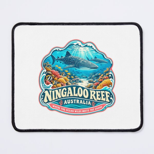 Item preview, Ningaloo Reef Australia Where The Ocean Wilds Meets The Shore Whale Shark Ocean Diving Marine Life Travel designed and sold by SEEM-drawing.