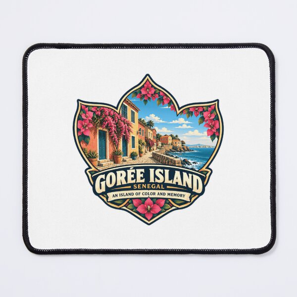 Item preview, Gorée Island Senegal An Island Of Color And Memory African Travel History Destination designed and sold by SEEM-drawing.