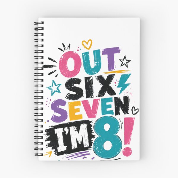 Item preview, Out Six Seven I'm 8! Eighth Birthday Celebration Eight Year Old designed and sold by JonesFlora2025.