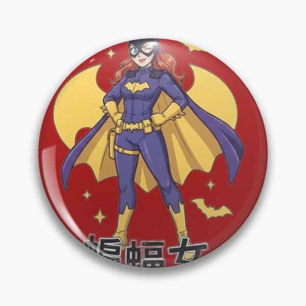 Item preview, Retro Vigilante Bat Heroine Anime Dark Knight Design designed and sold by redkat-4.
