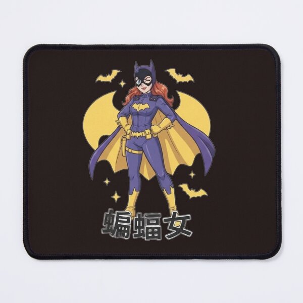 Item preview, Retro Vigilante Bat Heroine Anime Dark Knight Design designed and sold by redkat-4.
