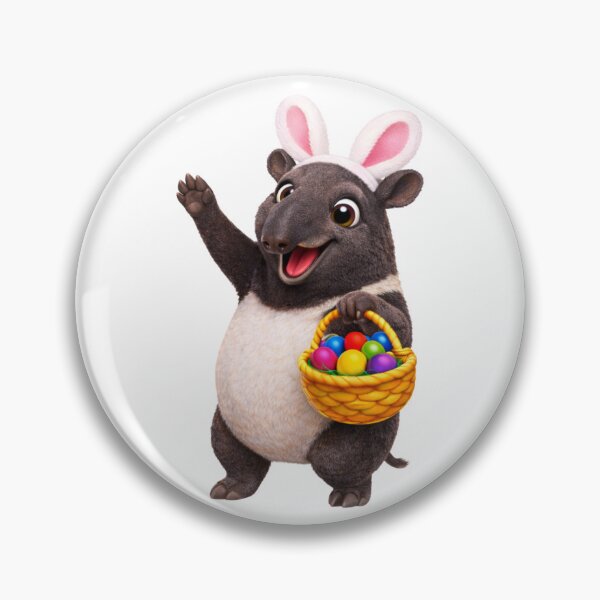Item preview, Malayan Tapir Easter Basket designed and sold by Sillytoe.