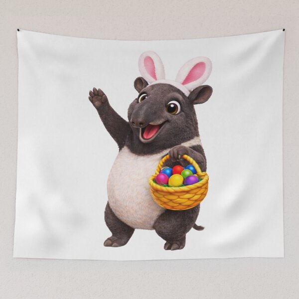 Item preview, Malayan Tapir Easter Basket designed and sold by Sillytoe.