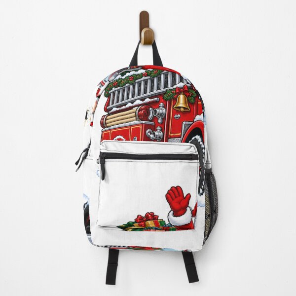 Item preview, Santa Fire Truck with Christmas Gifts designed and sold by skyartdesign.