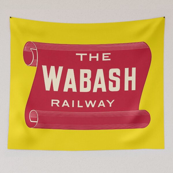Item preview, Wabash Railway Scroll Logo of 1887 designed and sold by Trains-and-Rail.